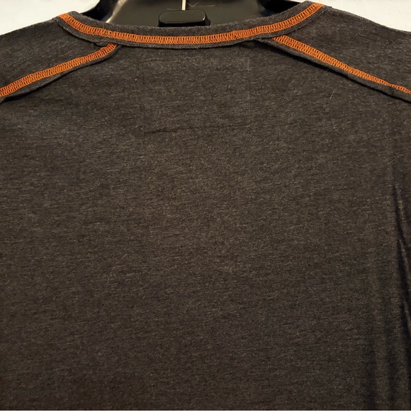 Men's Dark Gray Organic Crew Neck Shirt - Picture 3 of 8
